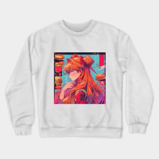 asuka burger Crewneck Sweatshirt